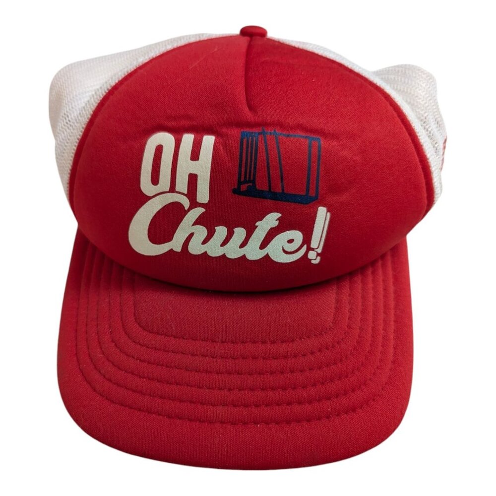 Sullivian Supply Oh Chute! mesh trucker hat Richardson style 213‎ red white